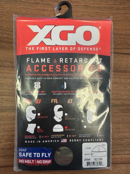 Czapka PRO XGO FR Phase 2 Midweight MultiCam Watch Cap US Made