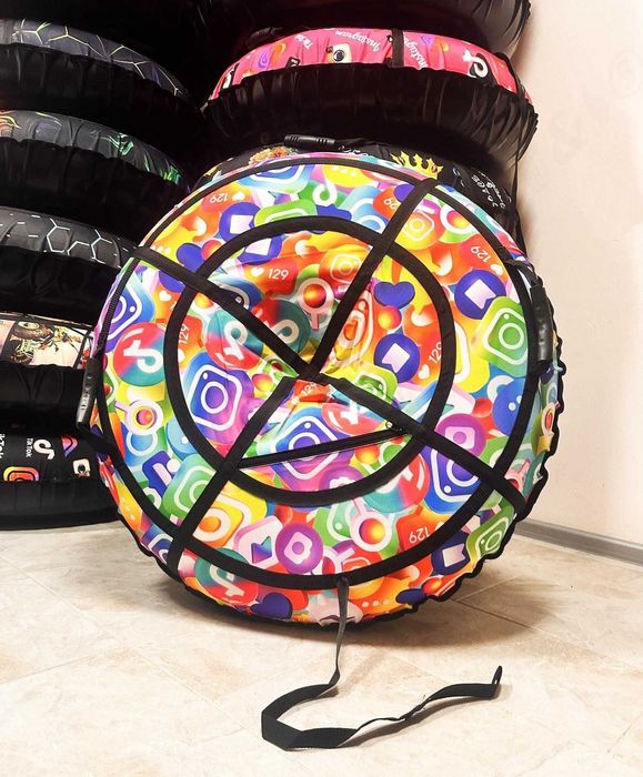 Надійний тюбінг тюбинг надувний плюшка таблетка зимовий санки ватрушка