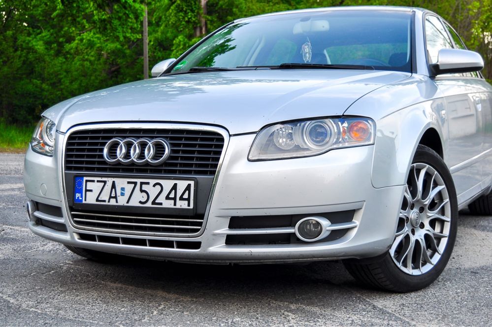 Zadbana prywatnie AUDI A4 B7 * Benzyna 2.0 * NOWE LPG * Sedan * Gaz *
