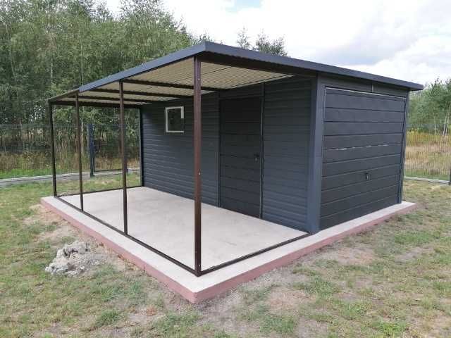 Garaż blaszany 4x6 ocynk Transport Montaż Gratis całe woj. śląskie