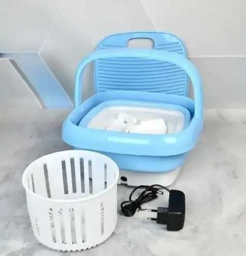 Складна міні пральна машина Folding Washing Machine 2в1, на 8л