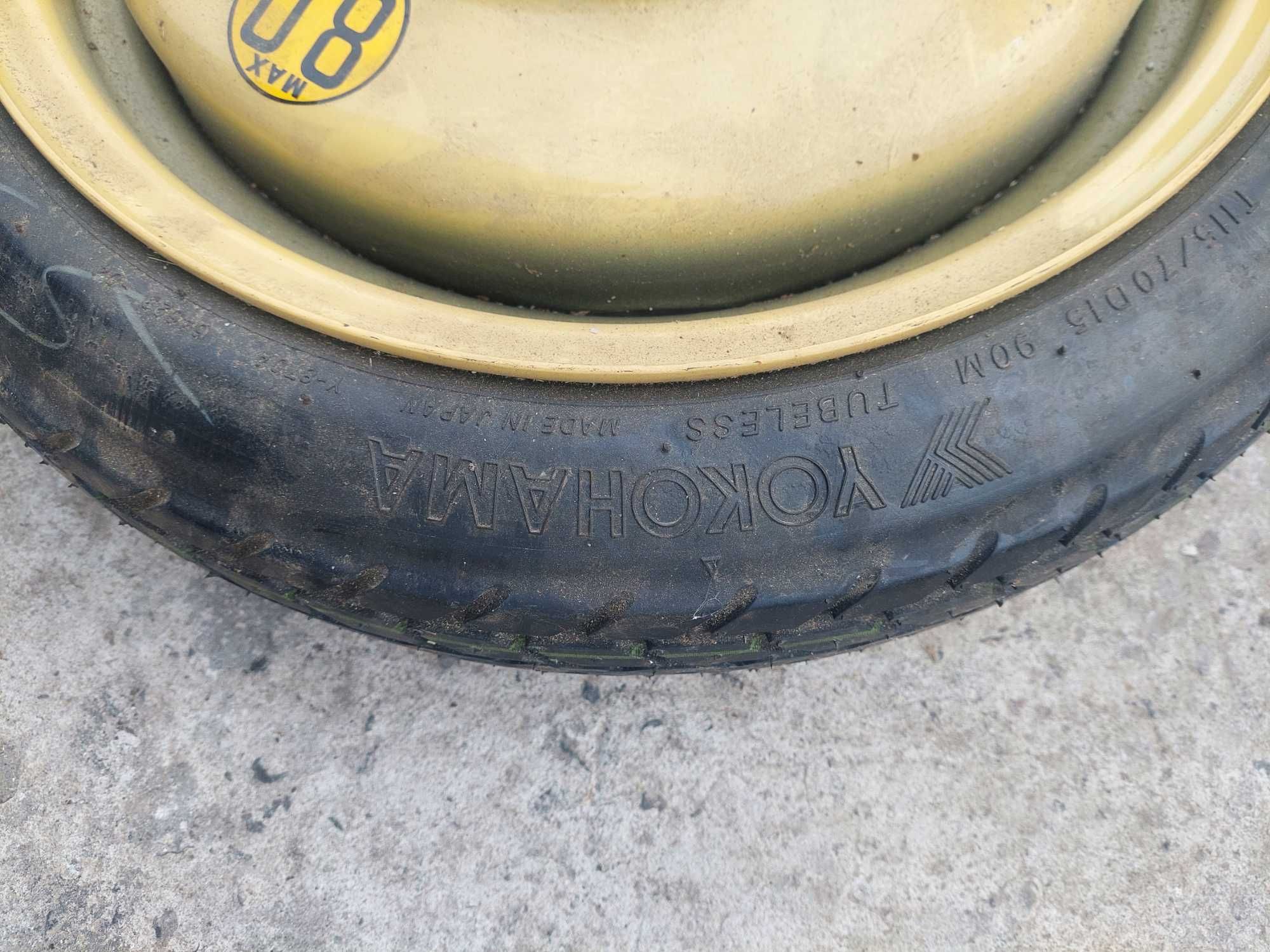 Запаска докатка r15 5×114.3 mazda nissan mitsubishi kia