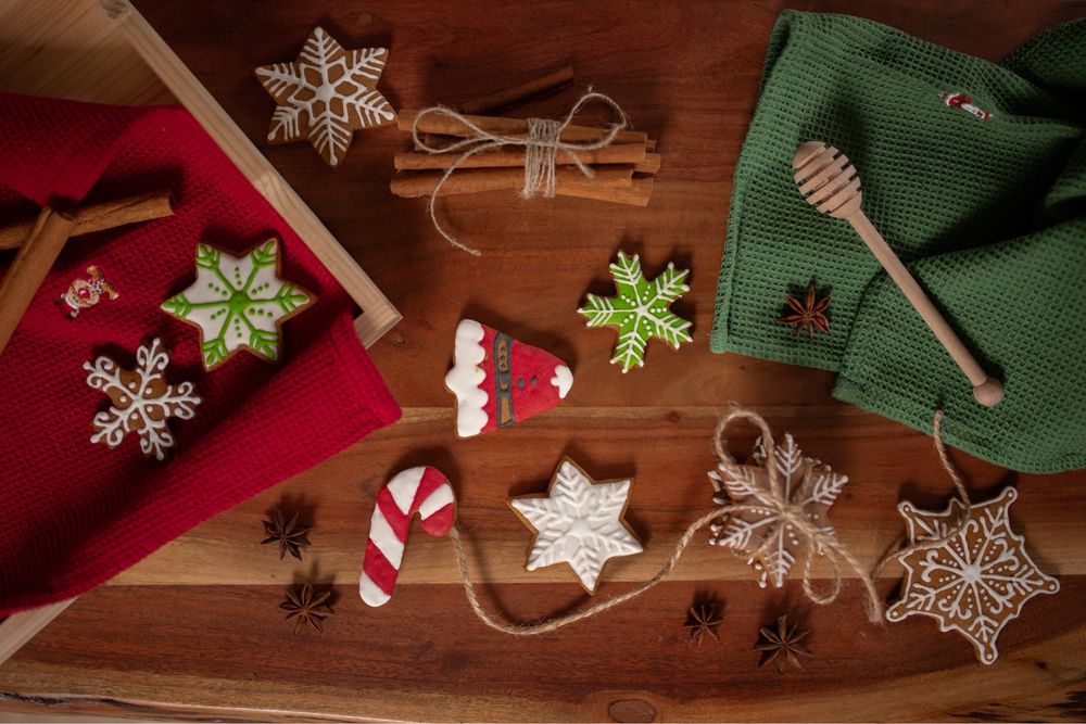 Pienriki świąteczne,  dekoracyjne, ręcznie malowane