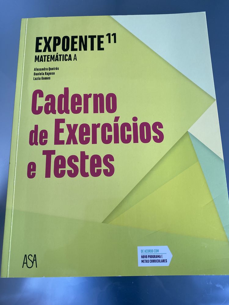 Exercícios de exame matemática A expoente 11