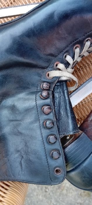 Zestaw 6 par starych łyżew kolekcjonerskich    , przedwojennych  ,prl