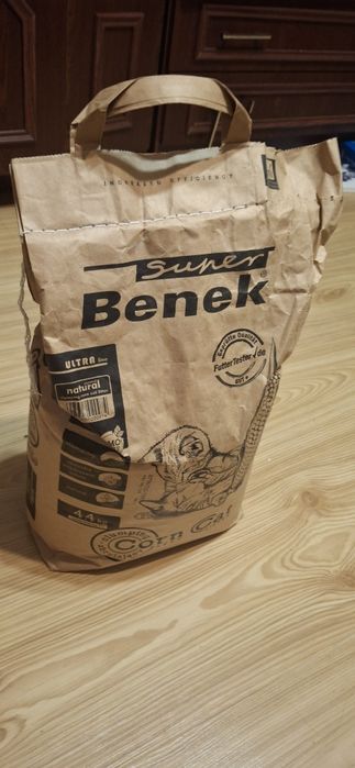 Zwirek dla kota Super Benek kukurydziany 7 l /4.4 kg