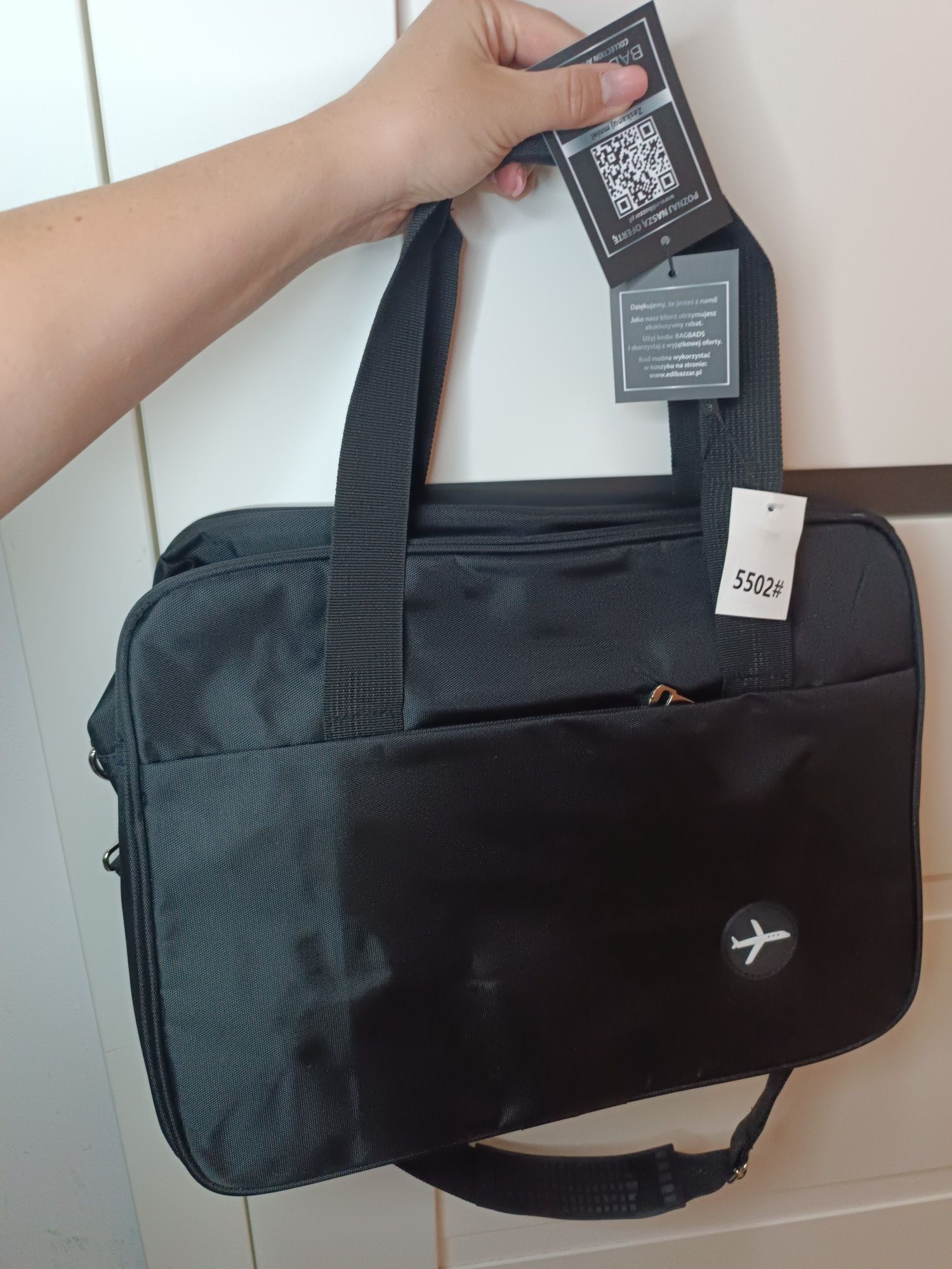 Nowa torba bagaż podręczny czarna t.k. Maxx do samolotu travel
