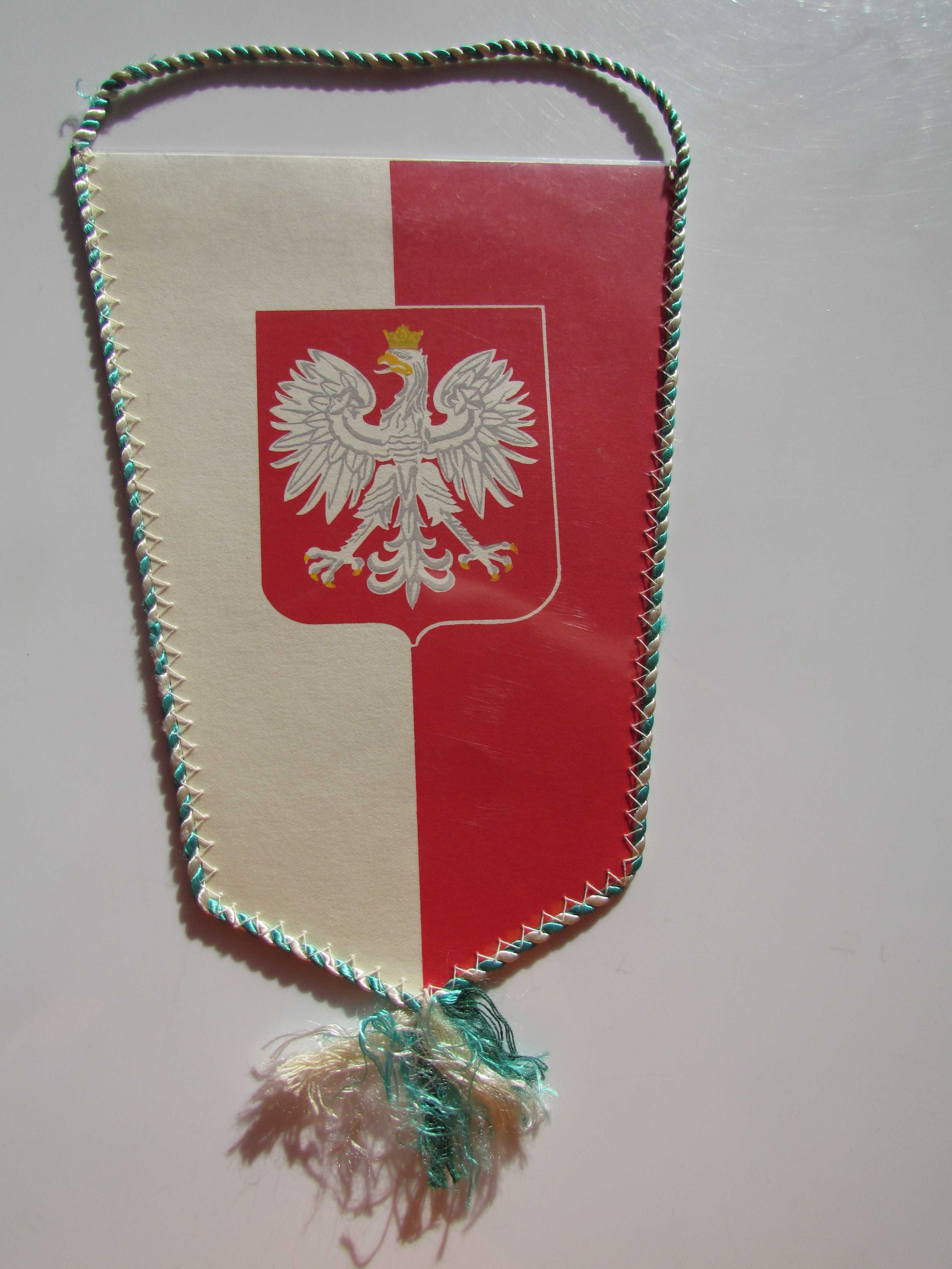 Proporczyk GKS Krupiński Suszec Kopalnia Flaga Polska