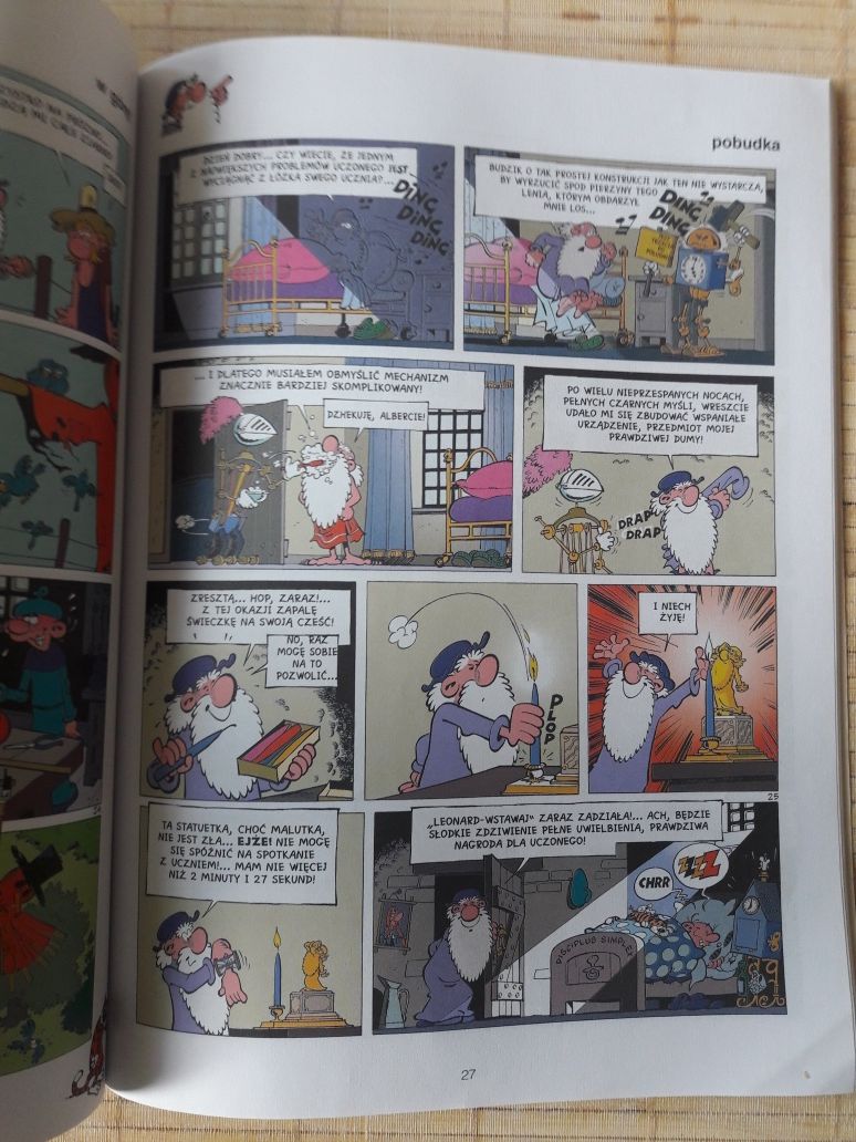 Leonard nadal jest geniuszem komiks z przygodami światowy bestseller
