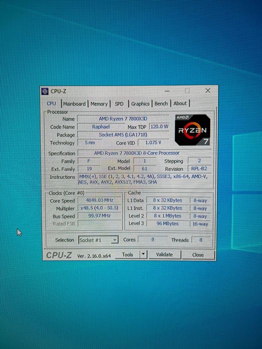 Komputer gamingowy R7 7800x3d  RTX 3060ti, 32gb ram