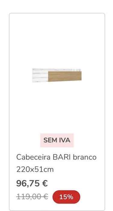 Cama casal (150 x 190cm) com gaveta e cabeceira