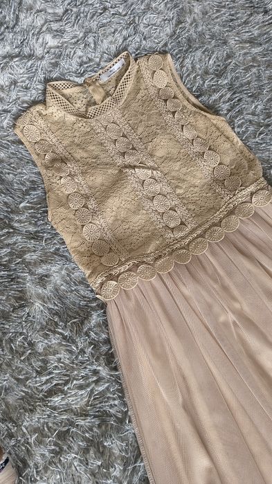 Sukienka koronkowo tiulowa roz M/L