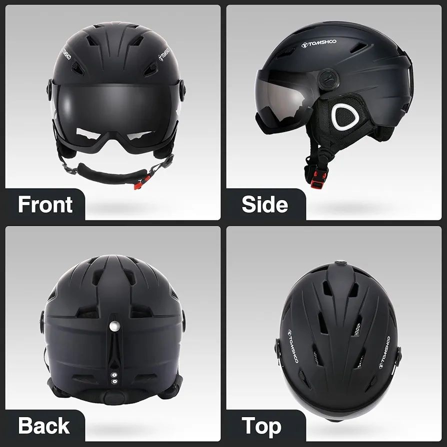 TOMSHOO Kask narciarski dla mężczyzn rozmiar L 59-61cmkobiet