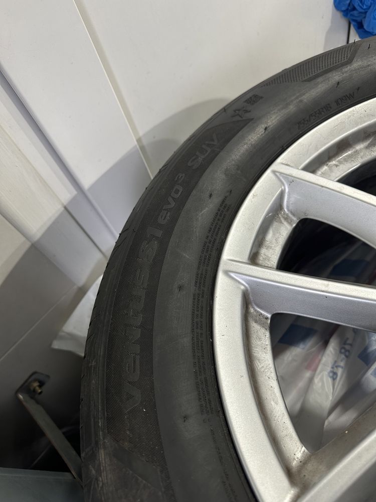 Новые диски BMW G05,06 с резиной