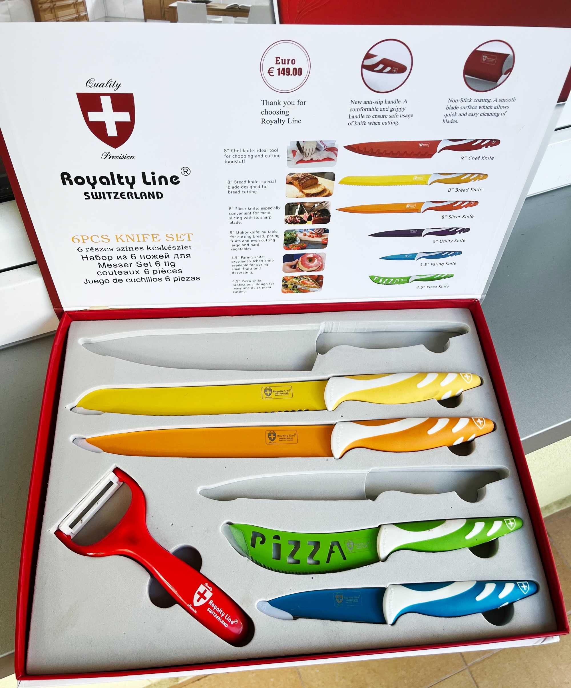 Zestaw noży Royalty Line / NOWE noże Royalty Line