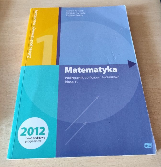 Matematyka 1 podręcznik + zbiór zadań zakres podstawowy + rozszerzony