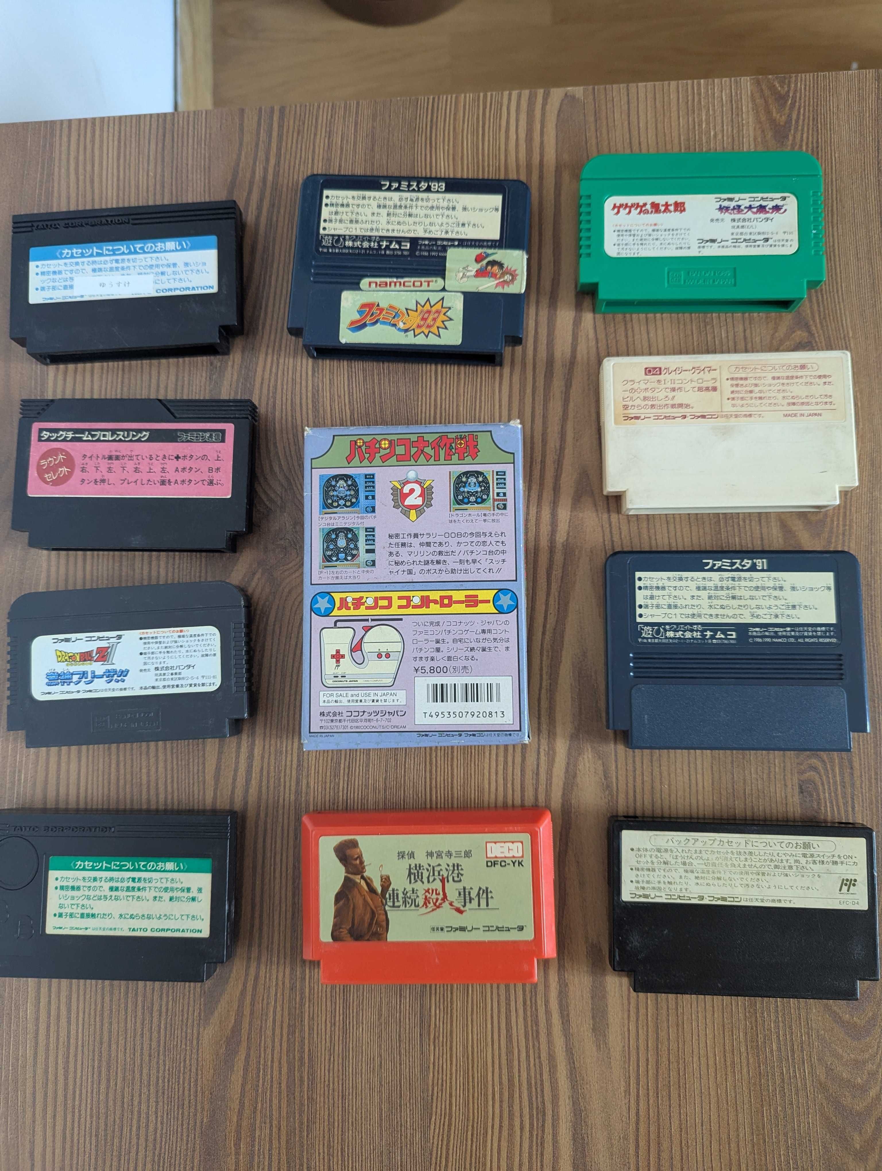 Zestaw 11 gier Nintendo Famicom