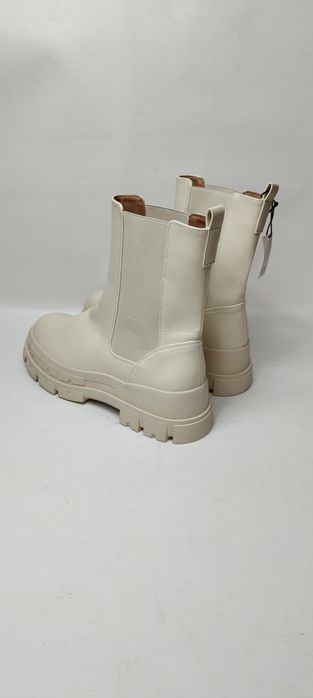 NOWE buty botki damskie wsuwane skórzane Even&Odd r 42/43 wkład 27,5cm