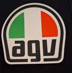 Autocolante original e em vinil da marca AGV