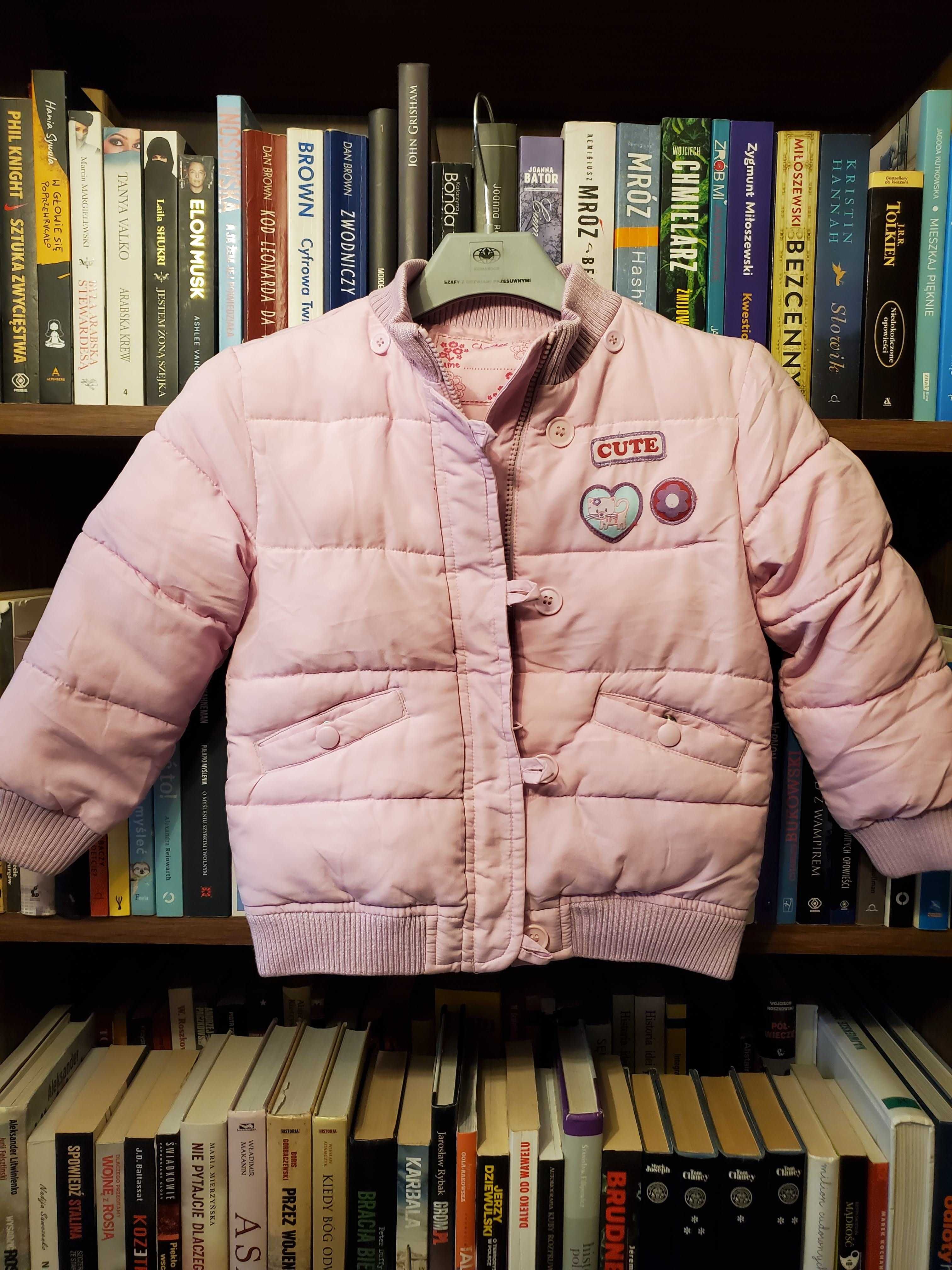 różowa kurtka dziewczęca Cherokee 5-6 lat