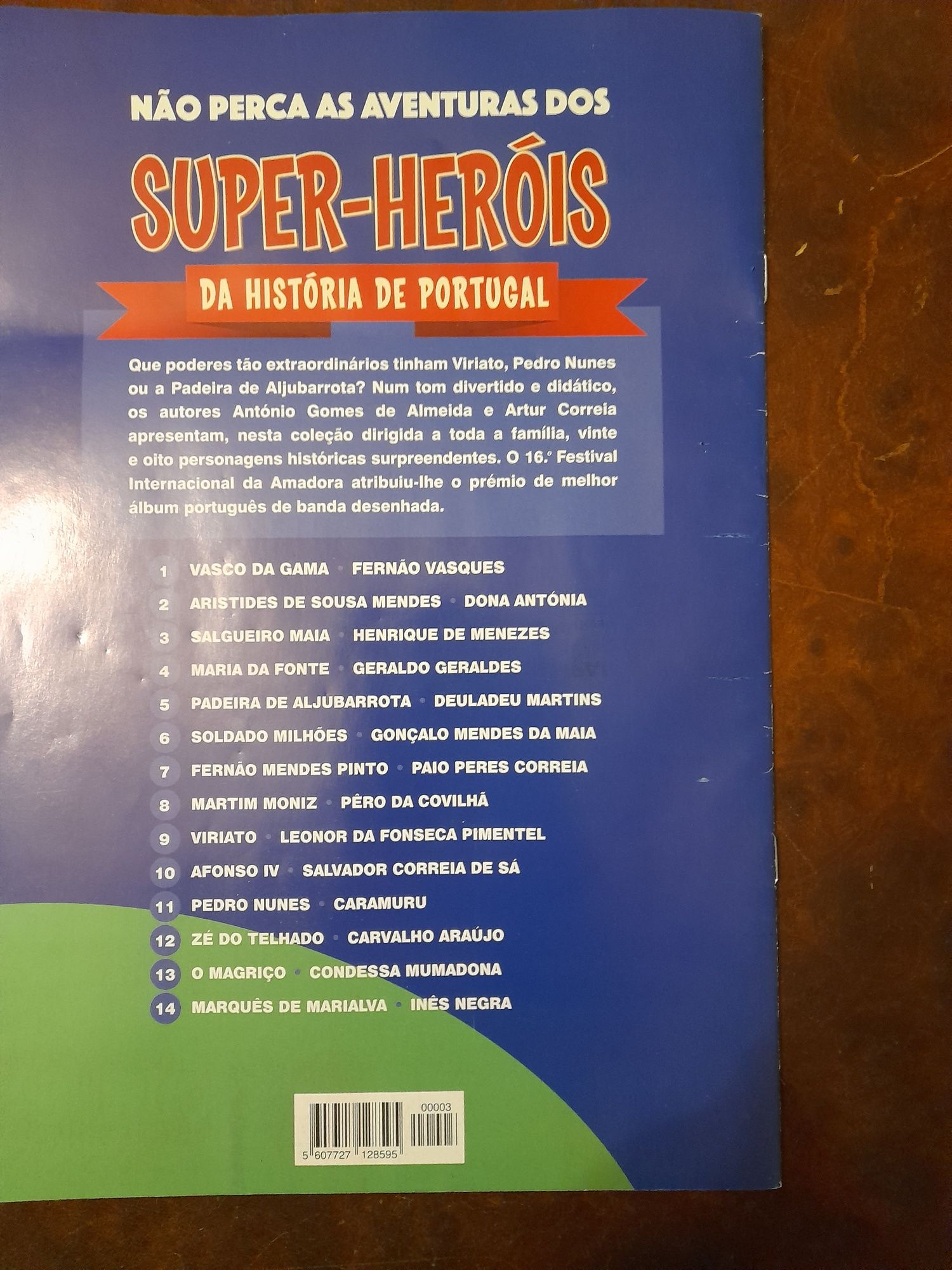 Bd "Super herois da historia de Portugal"