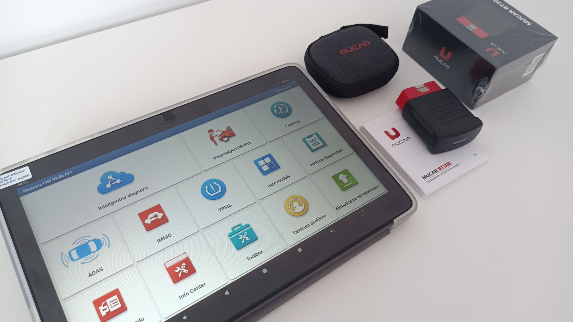 Teblet do DiagZone, XDiag Mucar BT200, Thinkdiag 2, Ediag Plus głowica