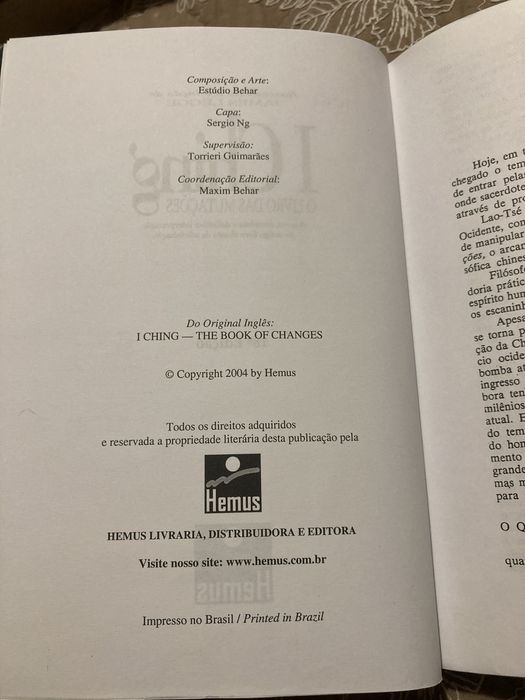 I Ching O Livro das Mutações China Adivinhação
