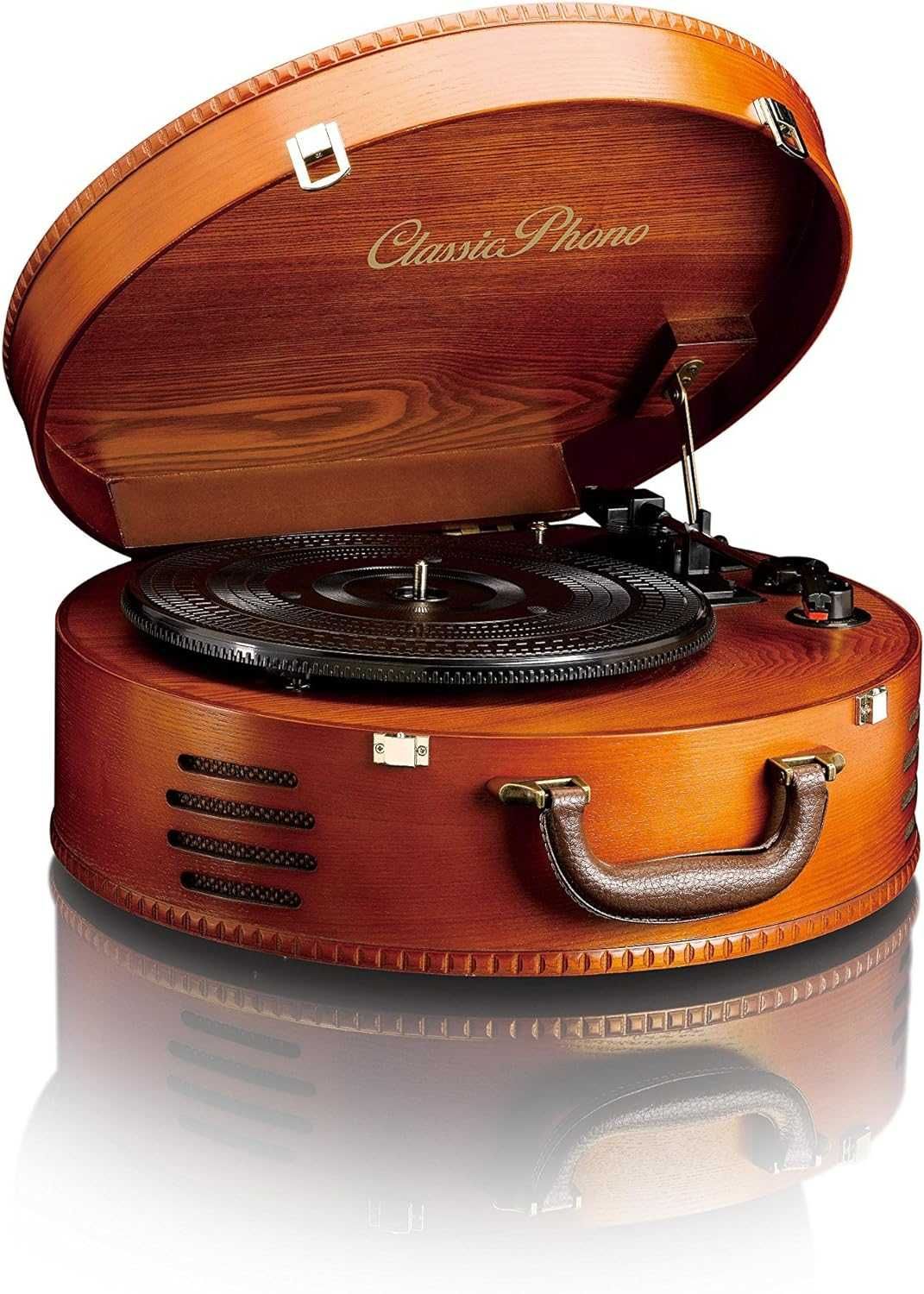 Gramofon LENCO Classic Phono TT-34 brązowy