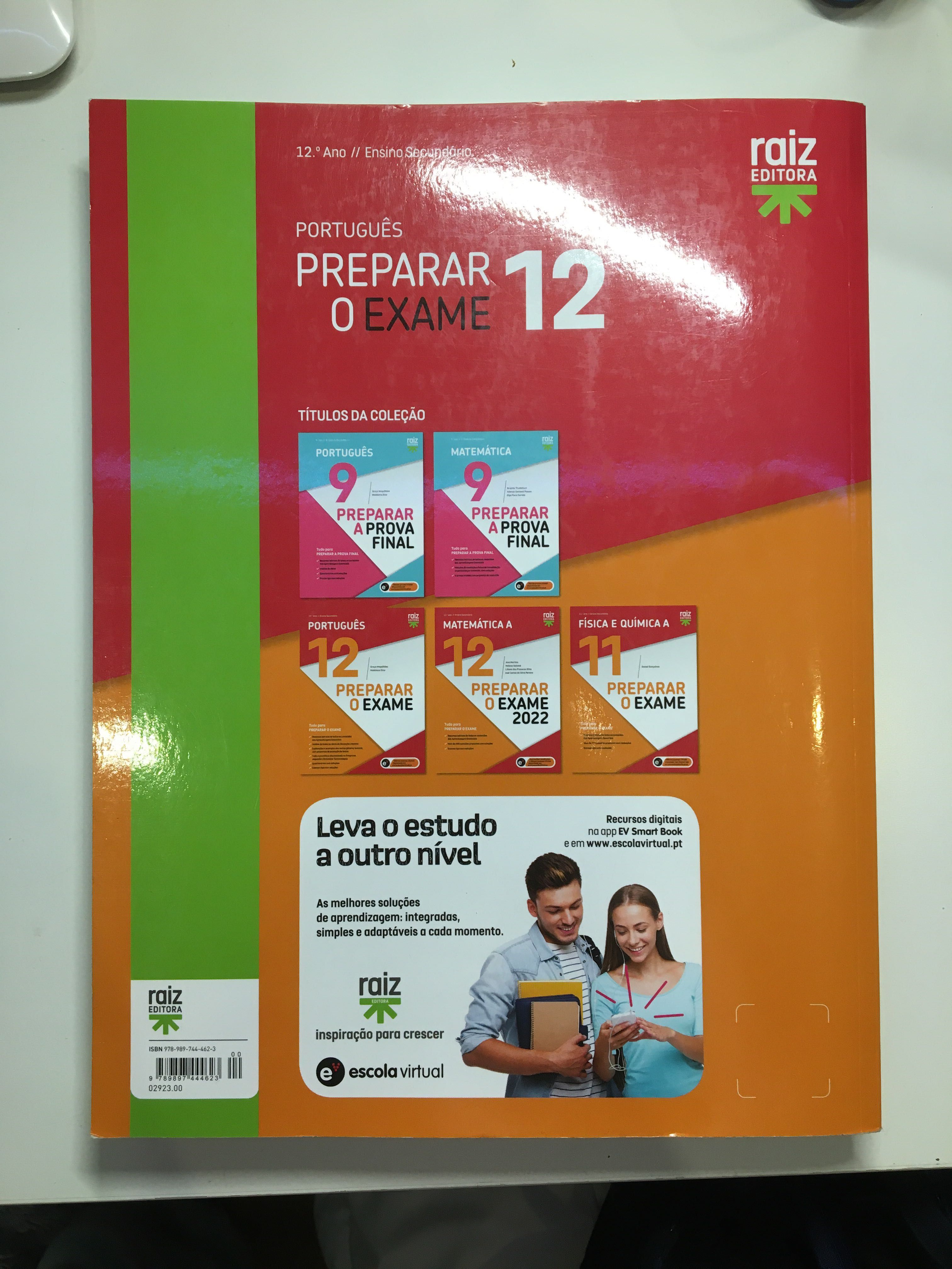 Livro de preparação para exame 12 ano de português