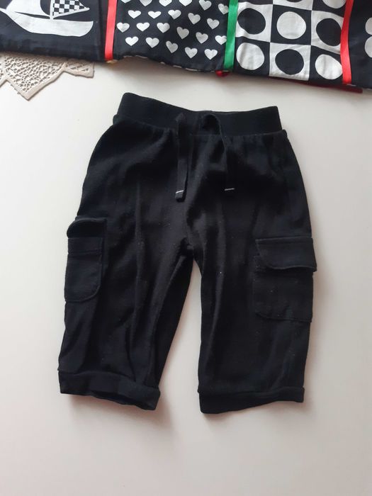 Bojówki dresy 68 czarne