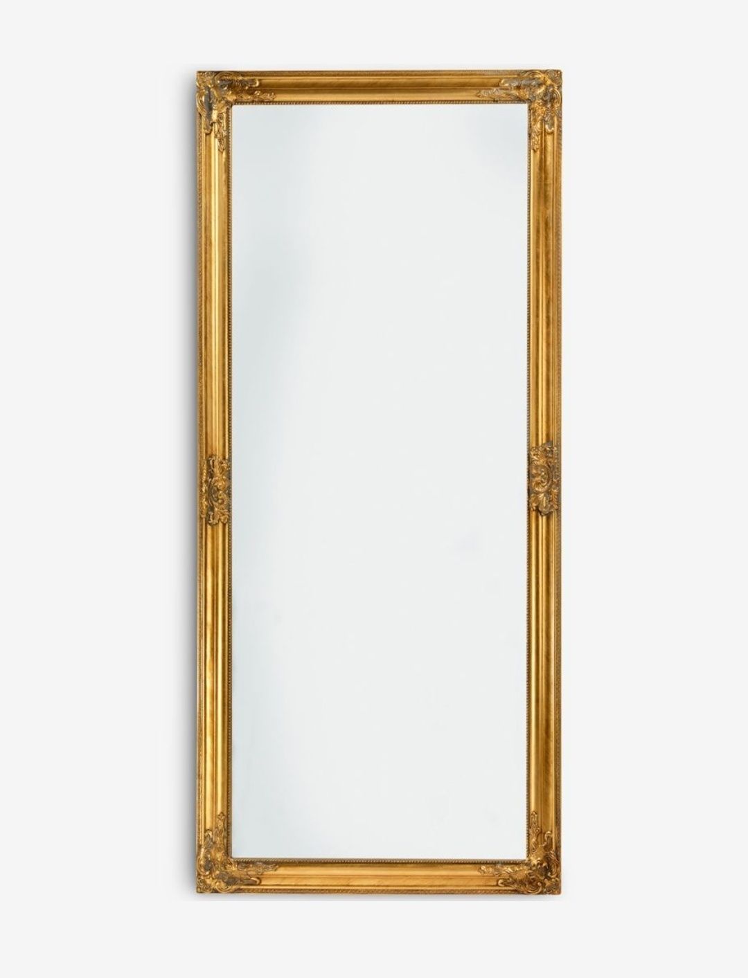 Duże lustro' złota rzeźbiona rama. lite drewno .176x74 Idealne