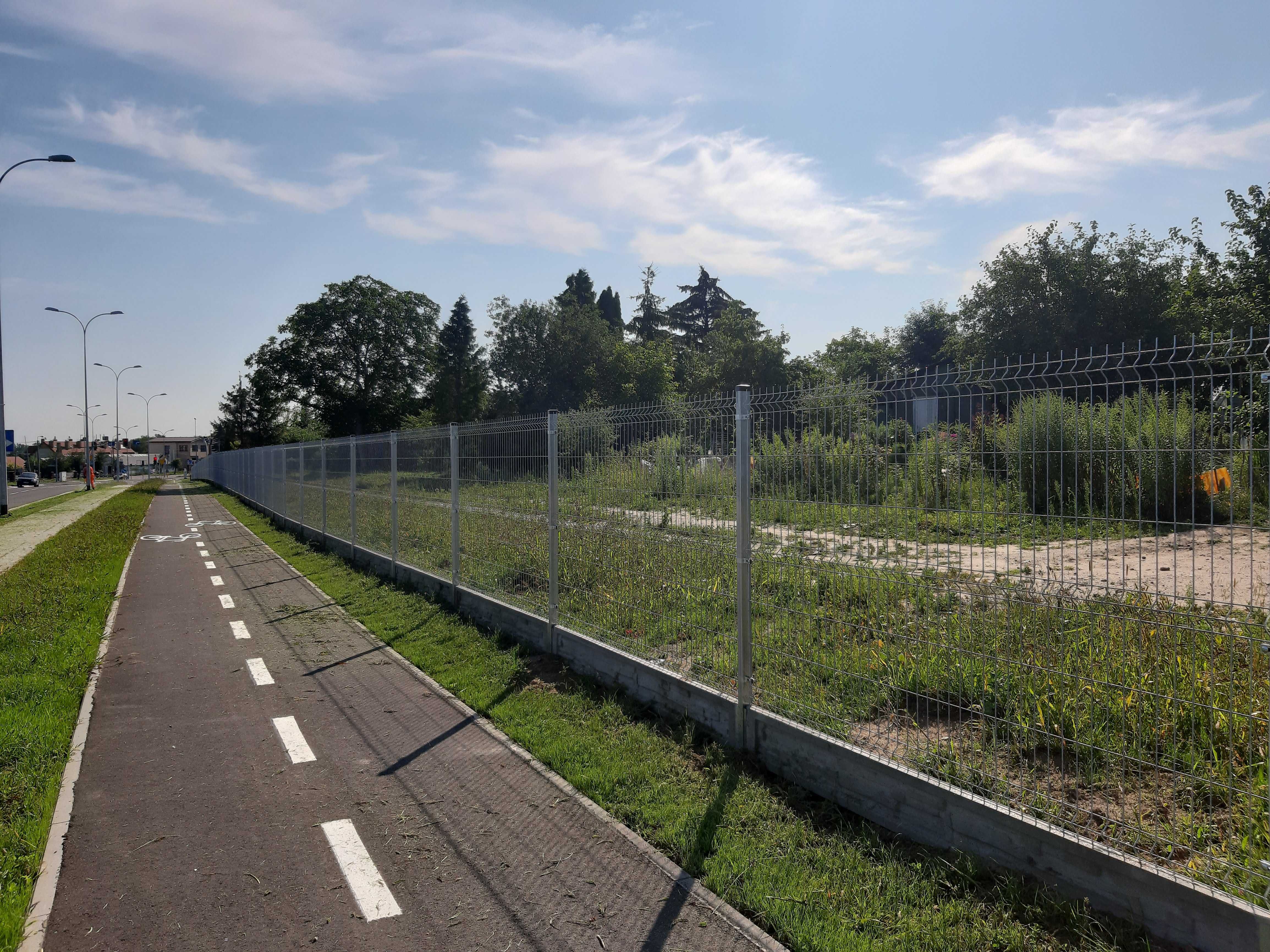 Panel ogrodzeniowy , ogrodzenie z paneli, słupki 60*40