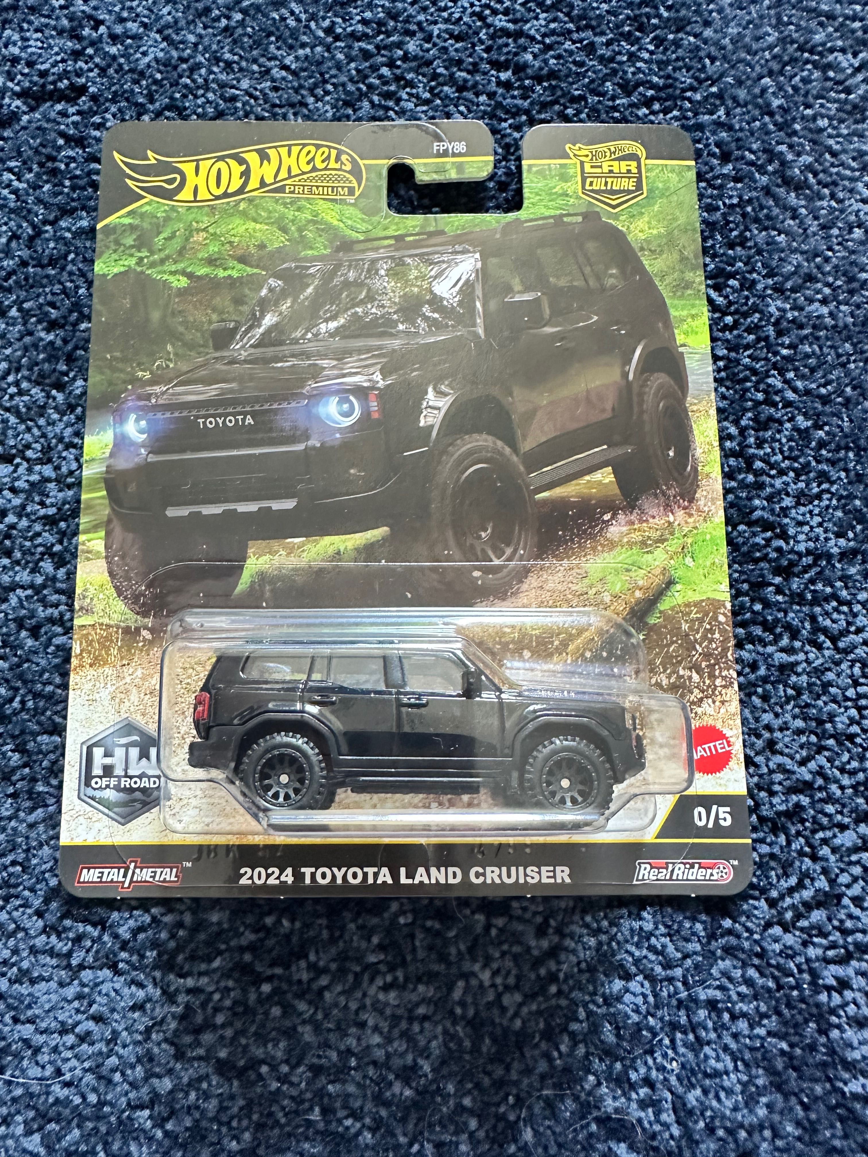 hot wheels premium chase 2024 toyota Land Cruiser 0/5 car culture