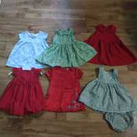 Нарядные платья Miniclub, Next на 3-6 , 6-9 и 9-12 месяцев