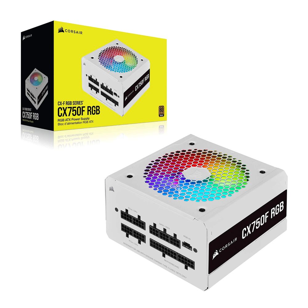 Блок живлення Corsair CX750F RGB WHITE
