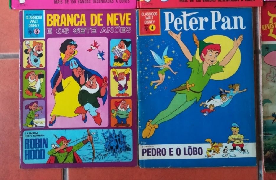 20 Albuns Wally, Mickey, Donald, Basílio, Os Cinco