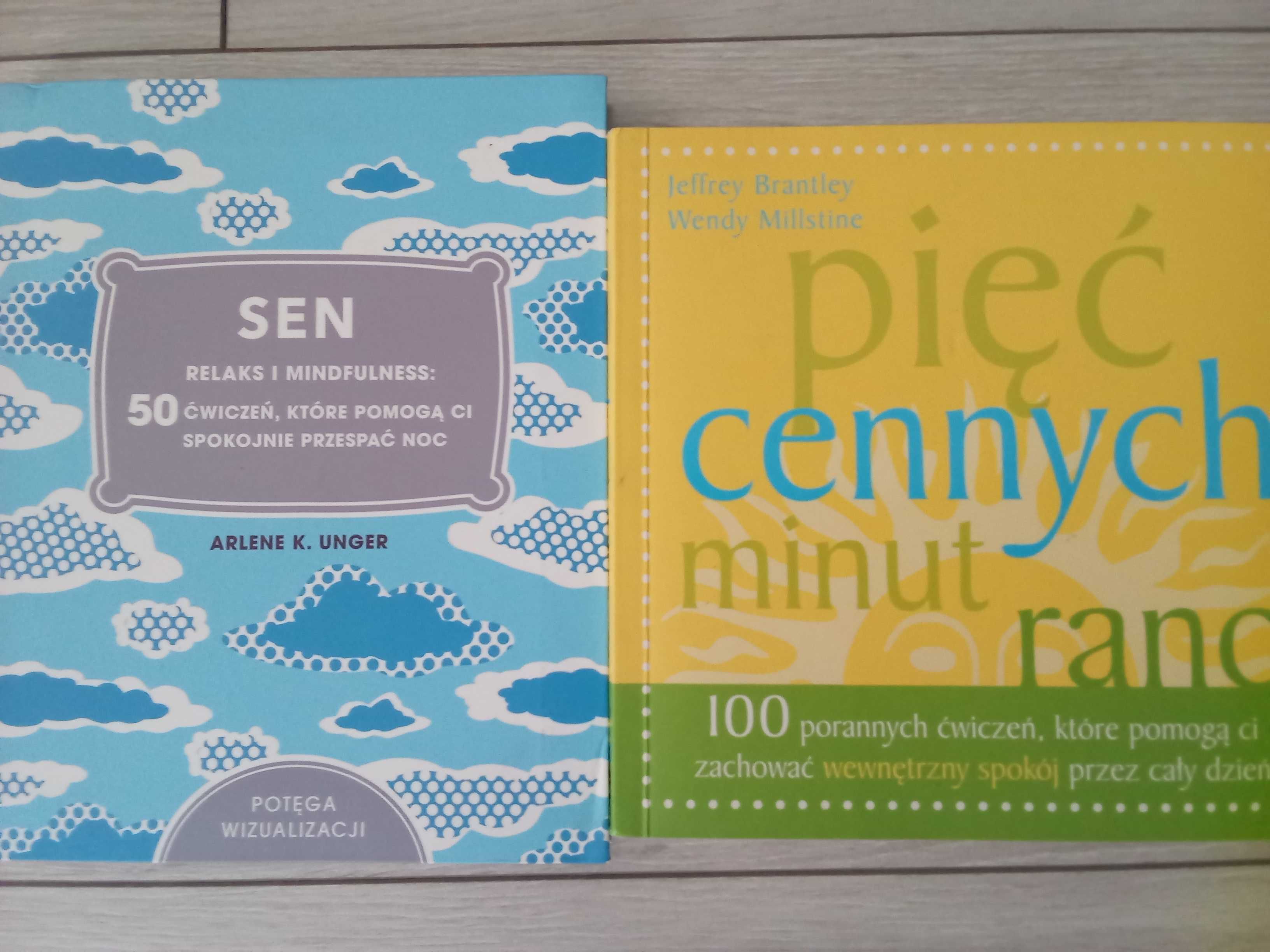 pakiet 2 książek: Sen. Relaks i Mindfulness + Pięć ciennych minut rano