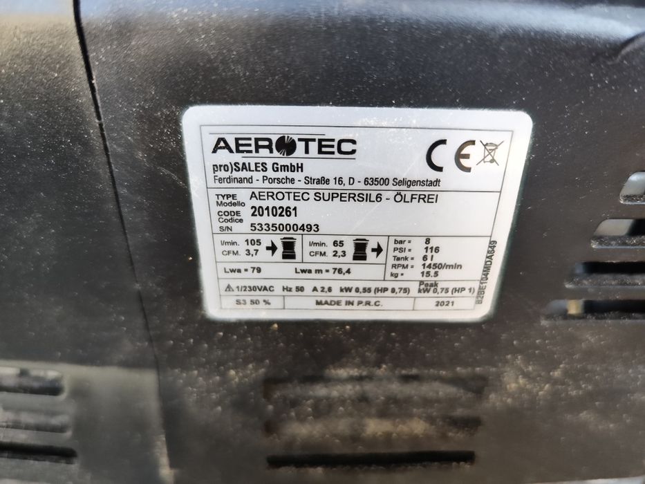 Sprzedam mini kompresor aerotec