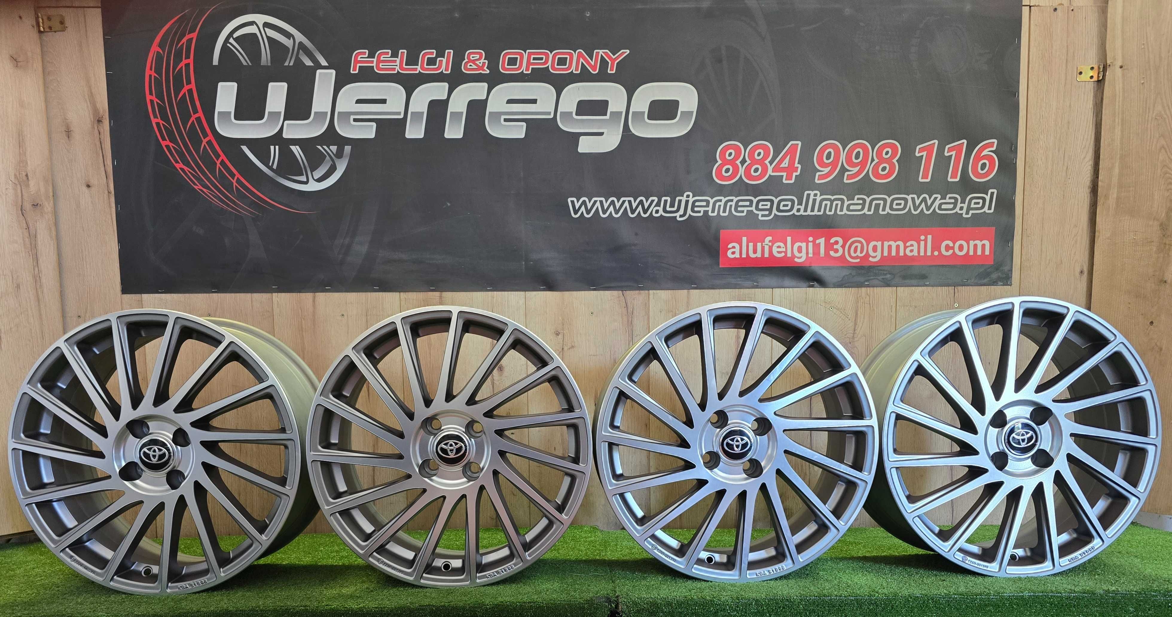 NOWE ALUFELGI TOYOTA 17x4x100 - AygoX , IQ, Yaris