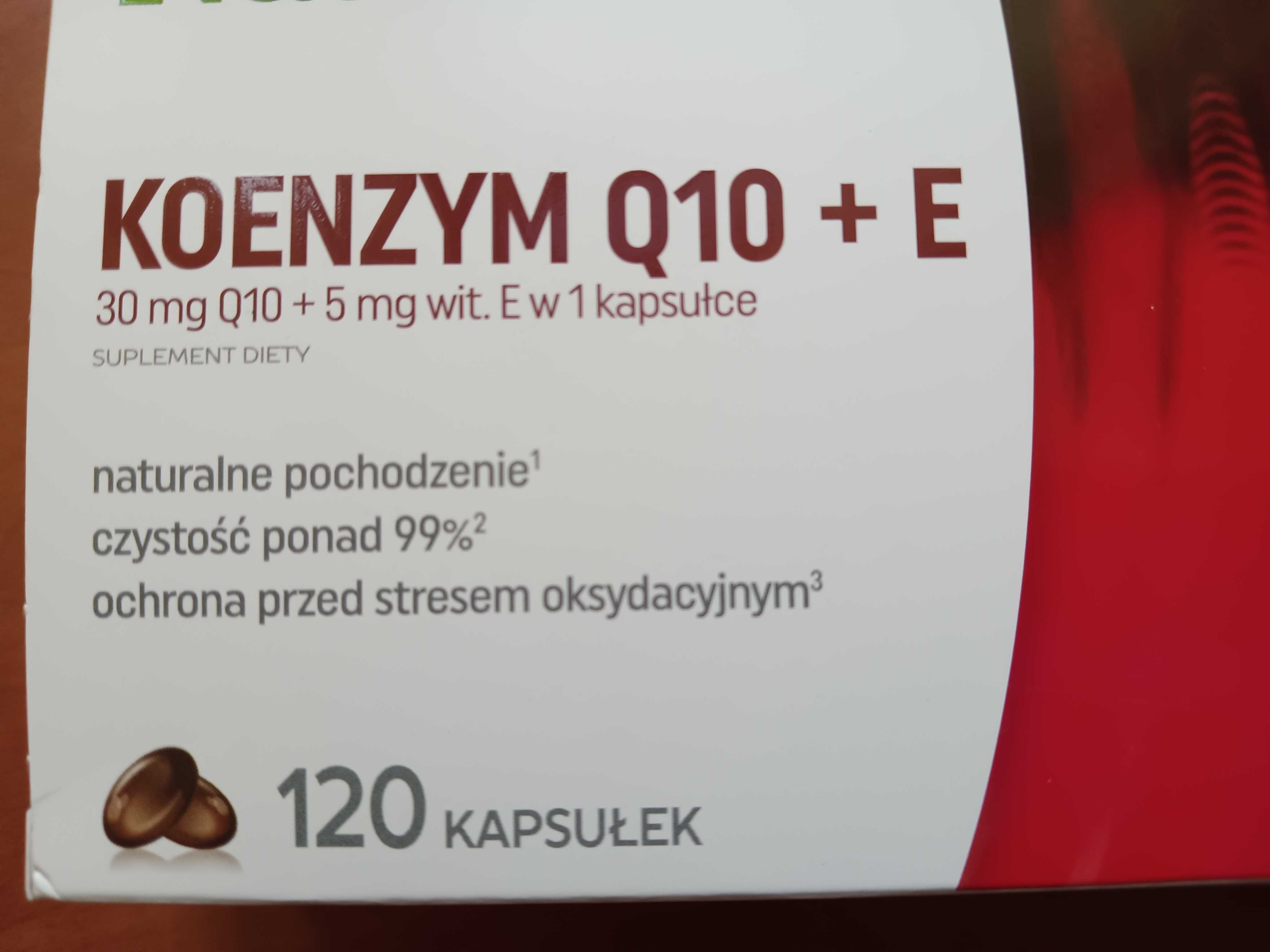 Koenzym Q10 + witamina E 120 kapsułek
