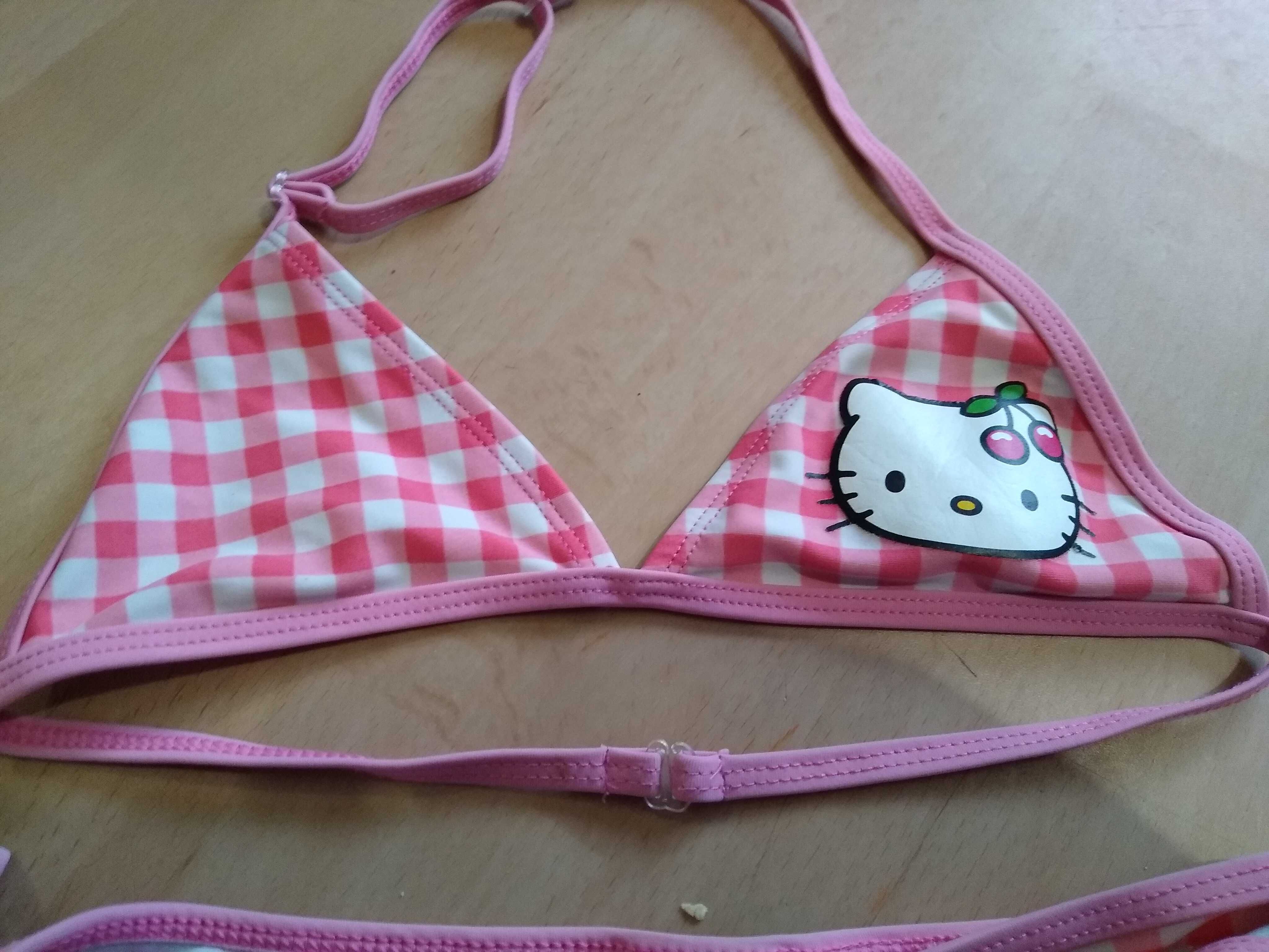 Dwuczęściowy kostium strój kąpielowy Hello Kitty