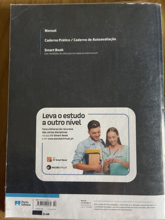 Livros do 10° ano de Matemática em excelente estado de conservação