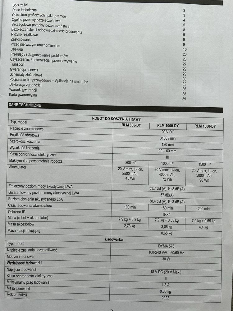 Robot koszący RML 1000