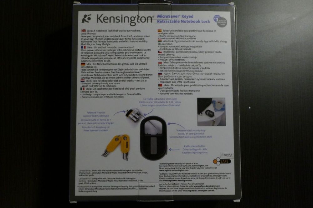 Nowa linka zabezpieczająca Kensington K64538EU