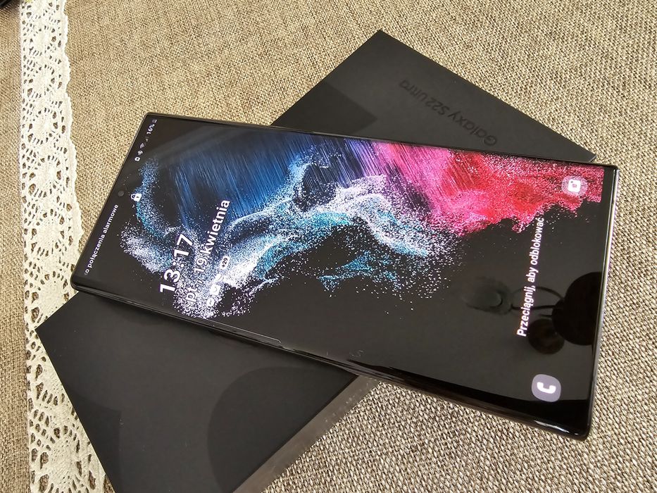 Super stan Samsung Galaxy s22 ultra czarny jak nowy