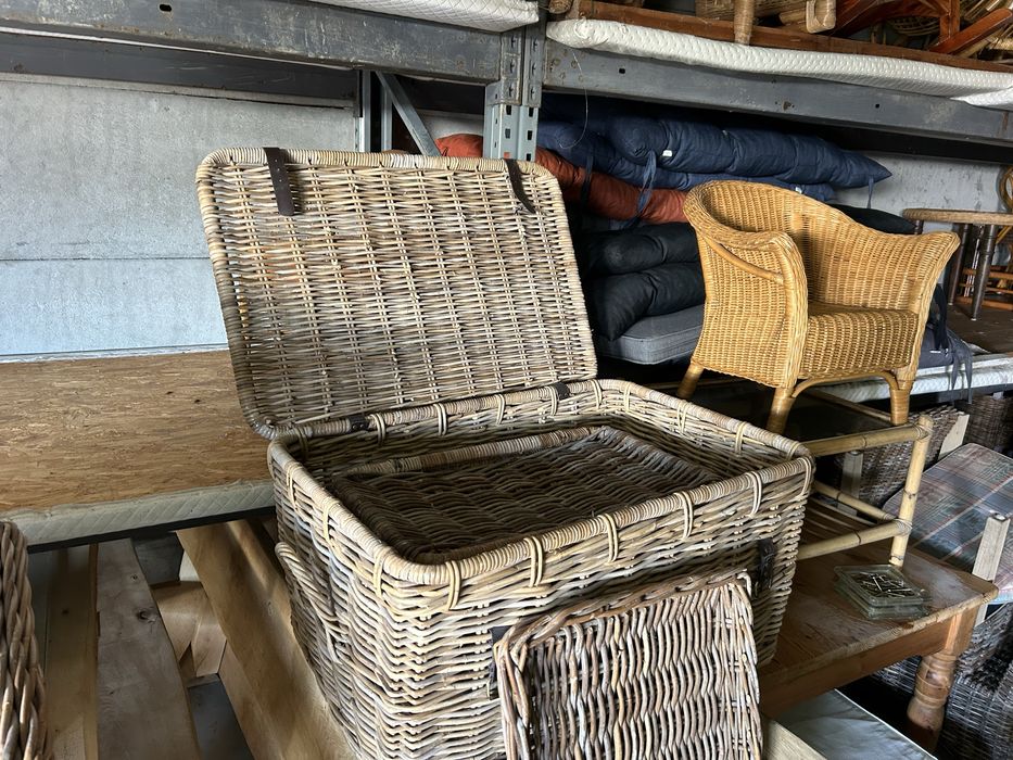 Fotele gruby nowoczesny rattan riviera maison