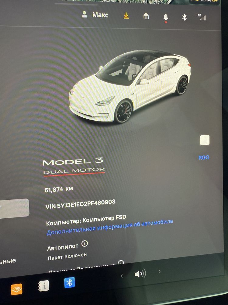 Тесла 3 performance 82.5кВт