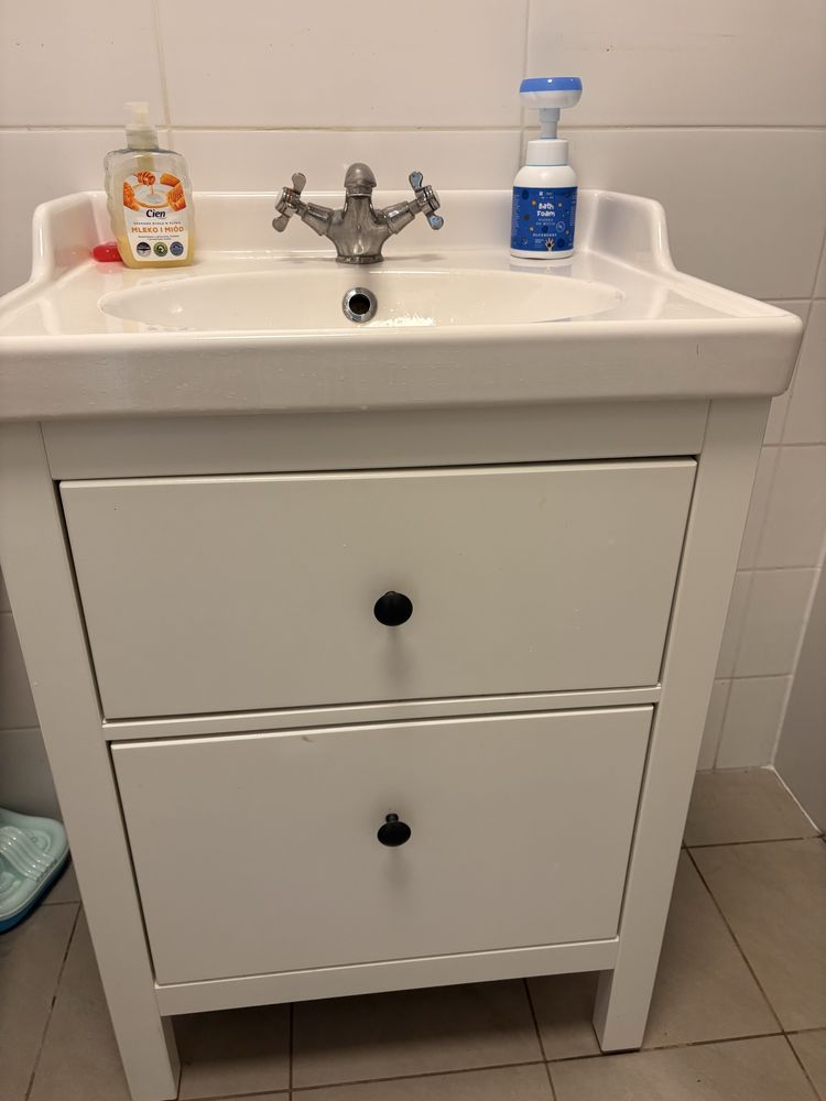 Szafka z szufladami i ze zlewem Hemnes