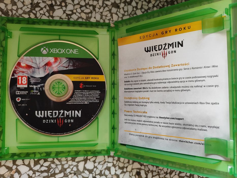 Wiedźmin 3 Edycja Gry Roku PL Xbox one Series X