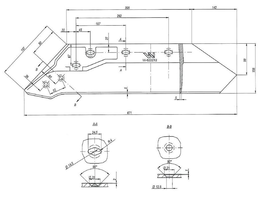 Eurolemiesz prawy 16" 622212 zastosowanie Kuhn Helicoidal Waryński